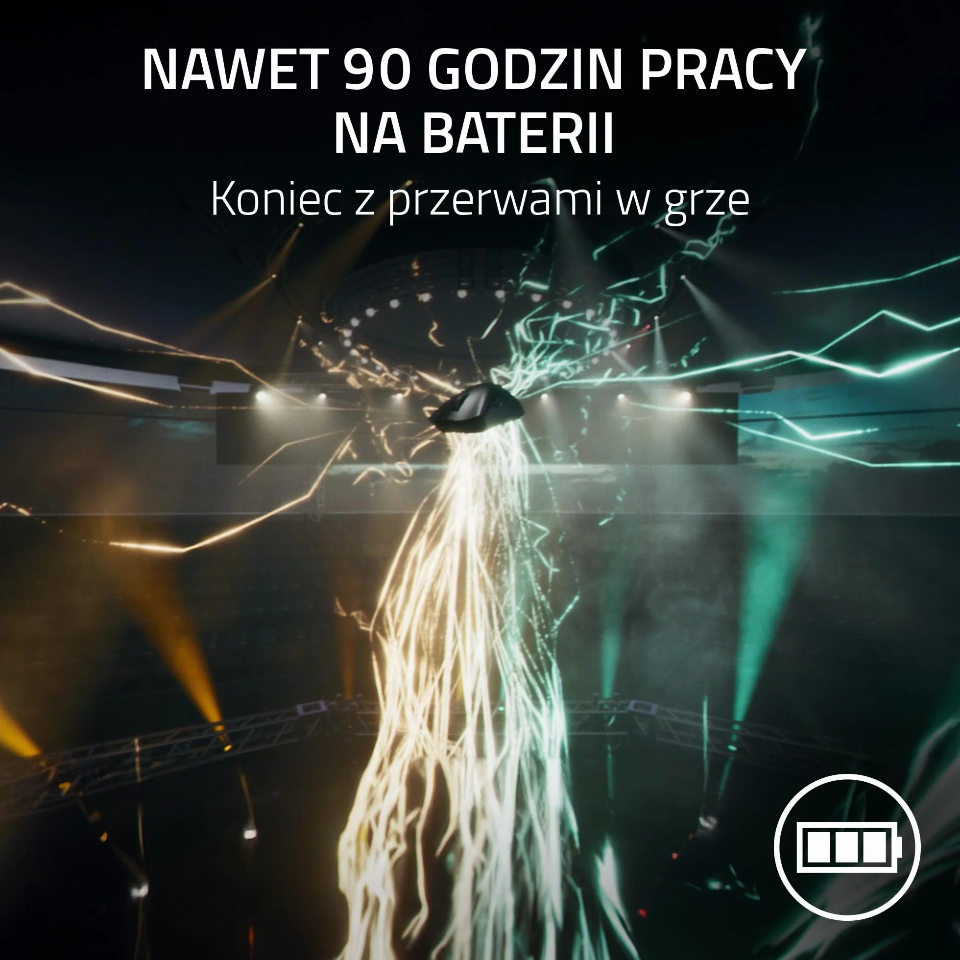 Razer DeathAdder V3 Pro HyperPolling bezprzewodowy adapter - ultralekka bezprzewodowa ergonomiczna mysz e-sportowa (63 g, czujnik optyczny Focus Pro 30K, optyczne przełączniki myszy Gen-3), kolor