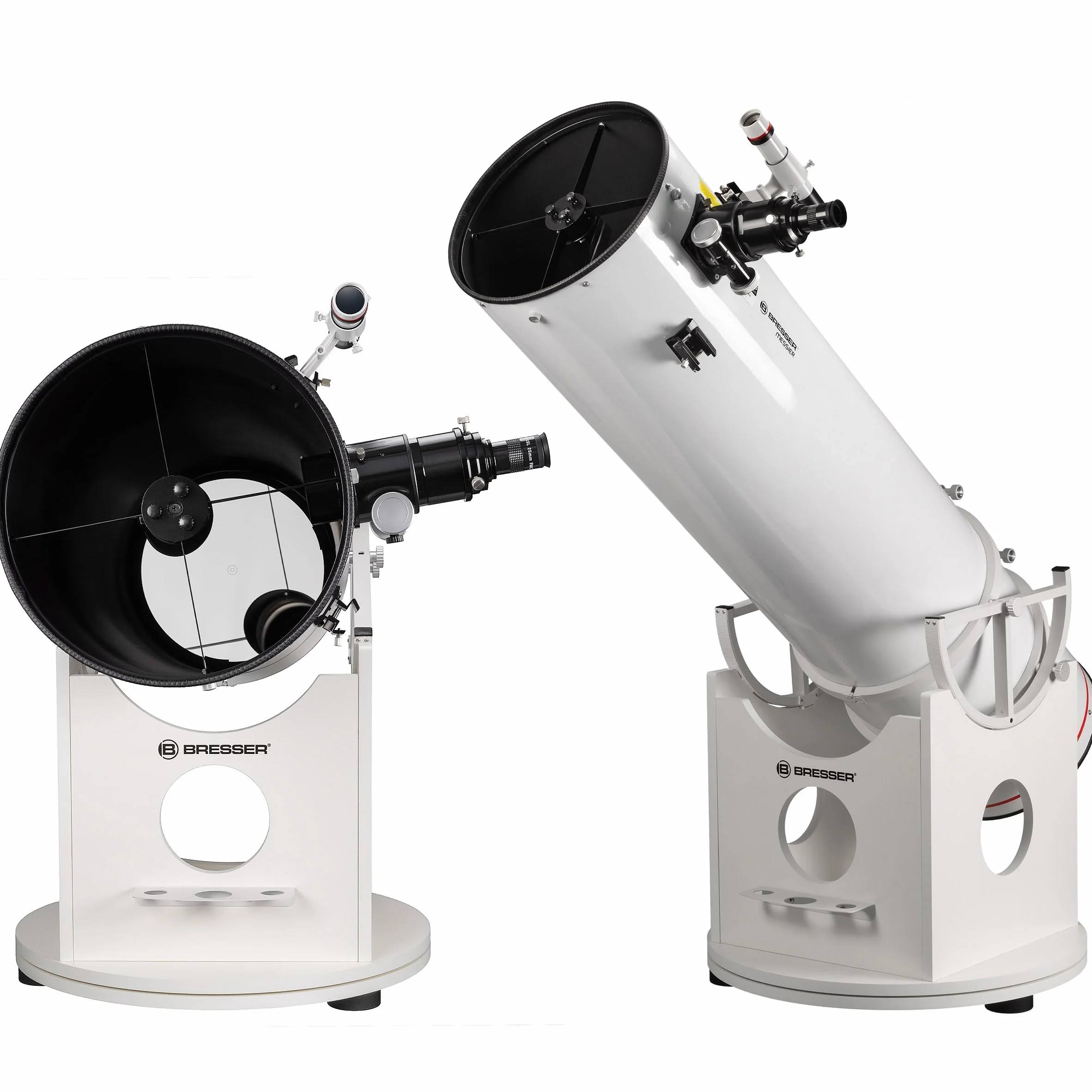BRESSER Messier Teleskop Dobson 305 mm: Lustro paraboliczne 305 mm, lekka rurka GFK, ostrość 6.9 cm, do obserwacji nocnej i słonecznej