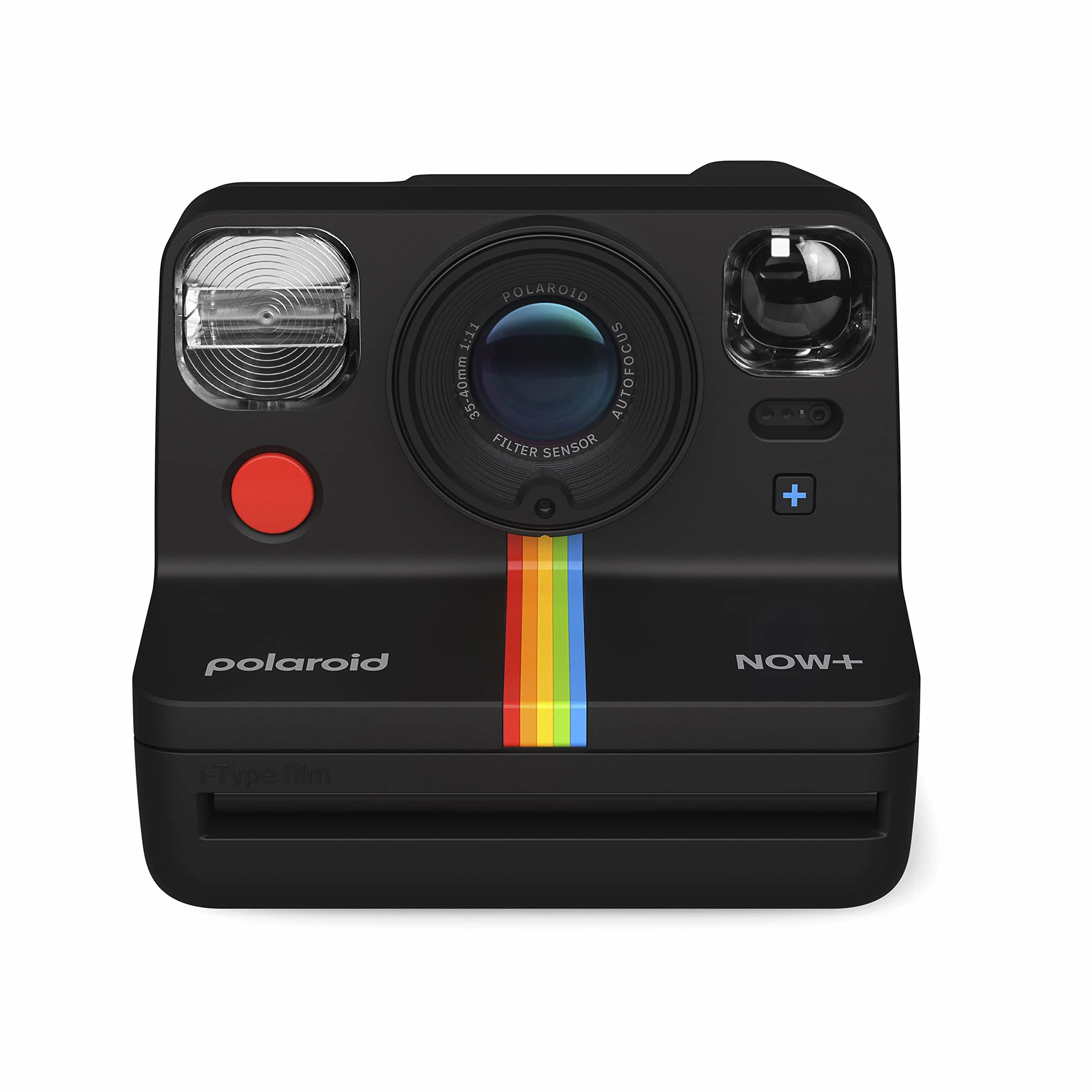 Polaroid Now+ Generation 2 - Aparat + Pakiet filmowy (16 zdjęć w zestawie) - Czarny - Natychmiastowa kamera filmowa sterowana aplikacją Bluetooth (6250)