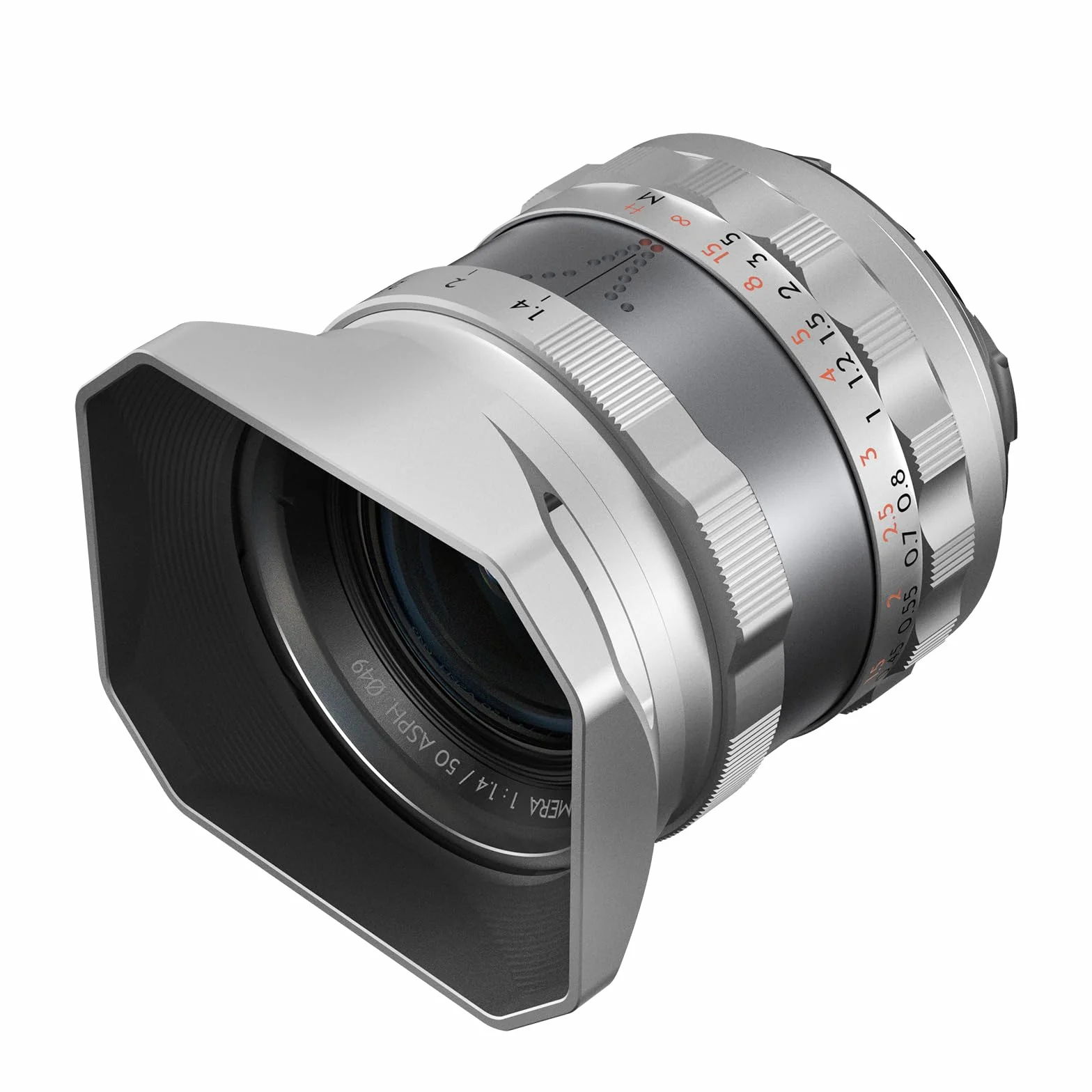THYPOCH Full Frame Photography Lens Simera 50 mm f1.4 do Leica M Mount - Silver