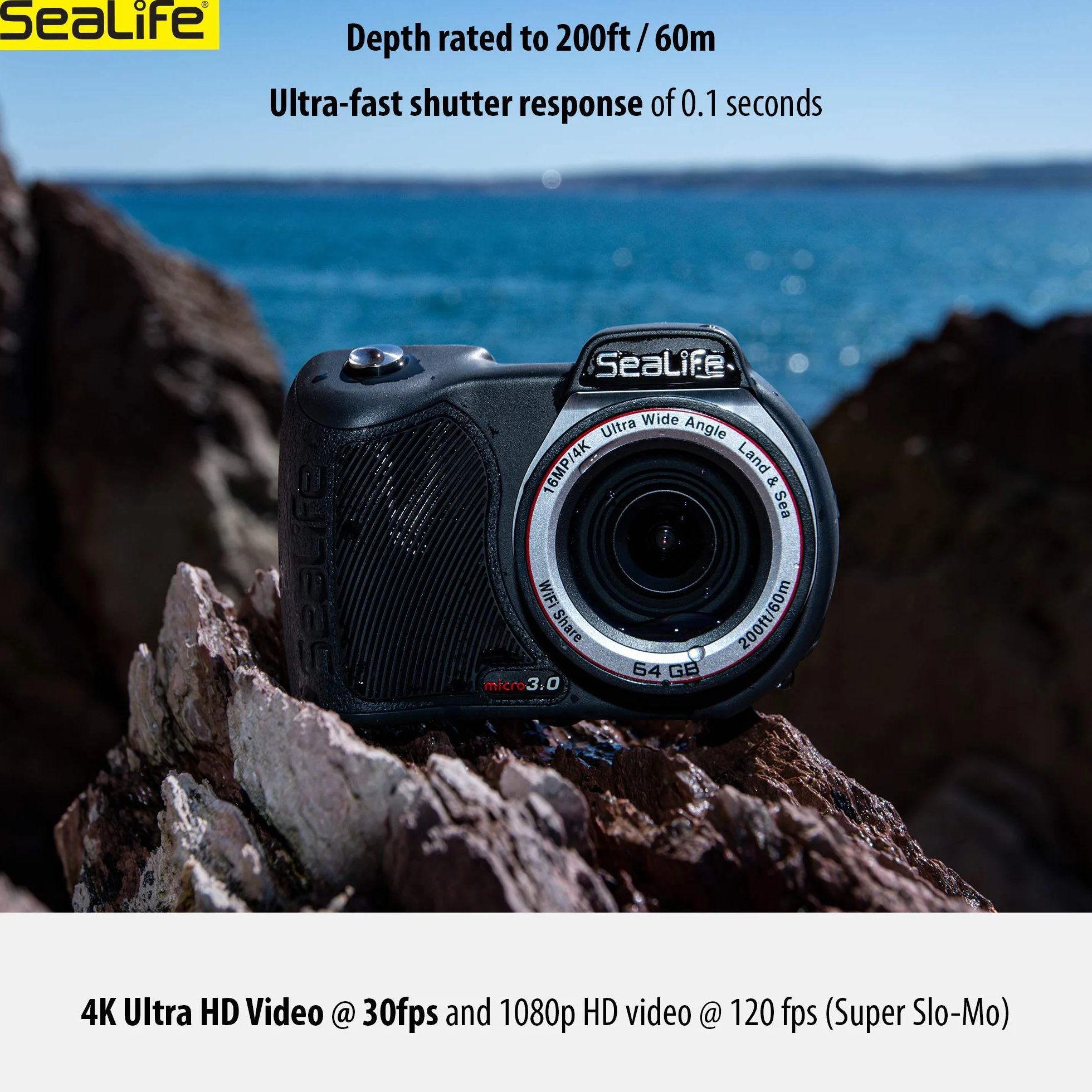Sealife MICRO 3.0 PRO 3000 zestaw samochodowy