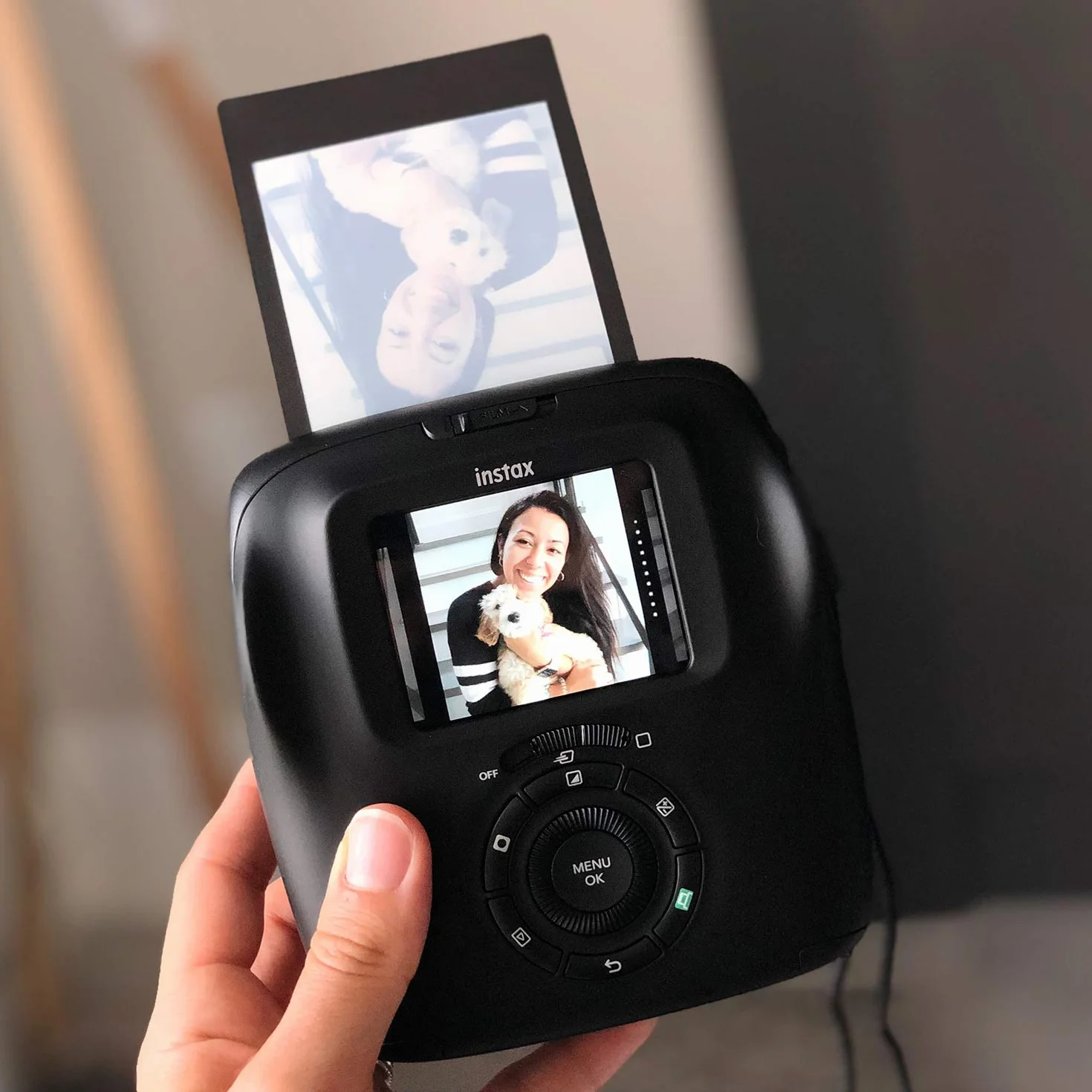 instax SQUARE SQ20 aparat natychmiastowy, czarny