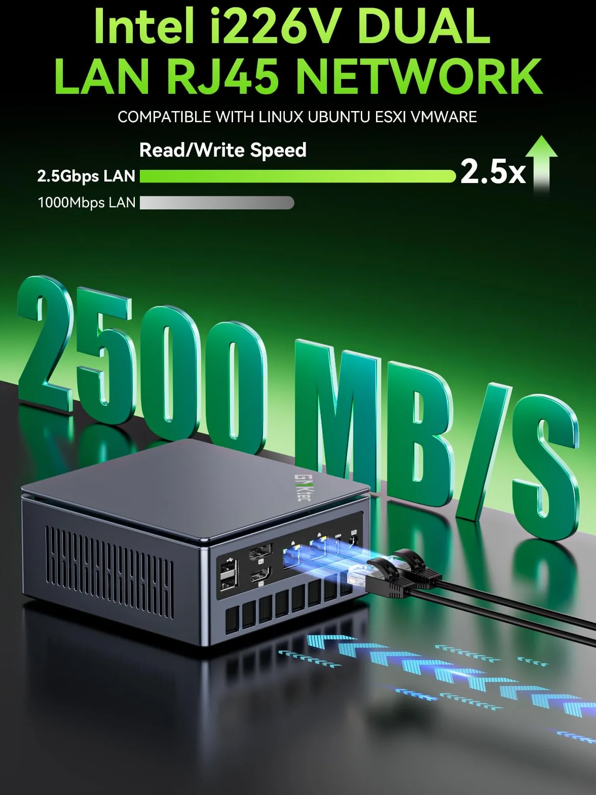 GMKtec Mini PC Gaming, M7 AMD Ryzen 7 PRO 6850H (8C/16T 4.70Ghz) Dual NIC LAN 2.5G Desktop Computer, 16 DDR5 RAM + 512GB Hard Drive PCle SSD, Dual USB4, HDMI 2.1, USB-C, Micro Computer