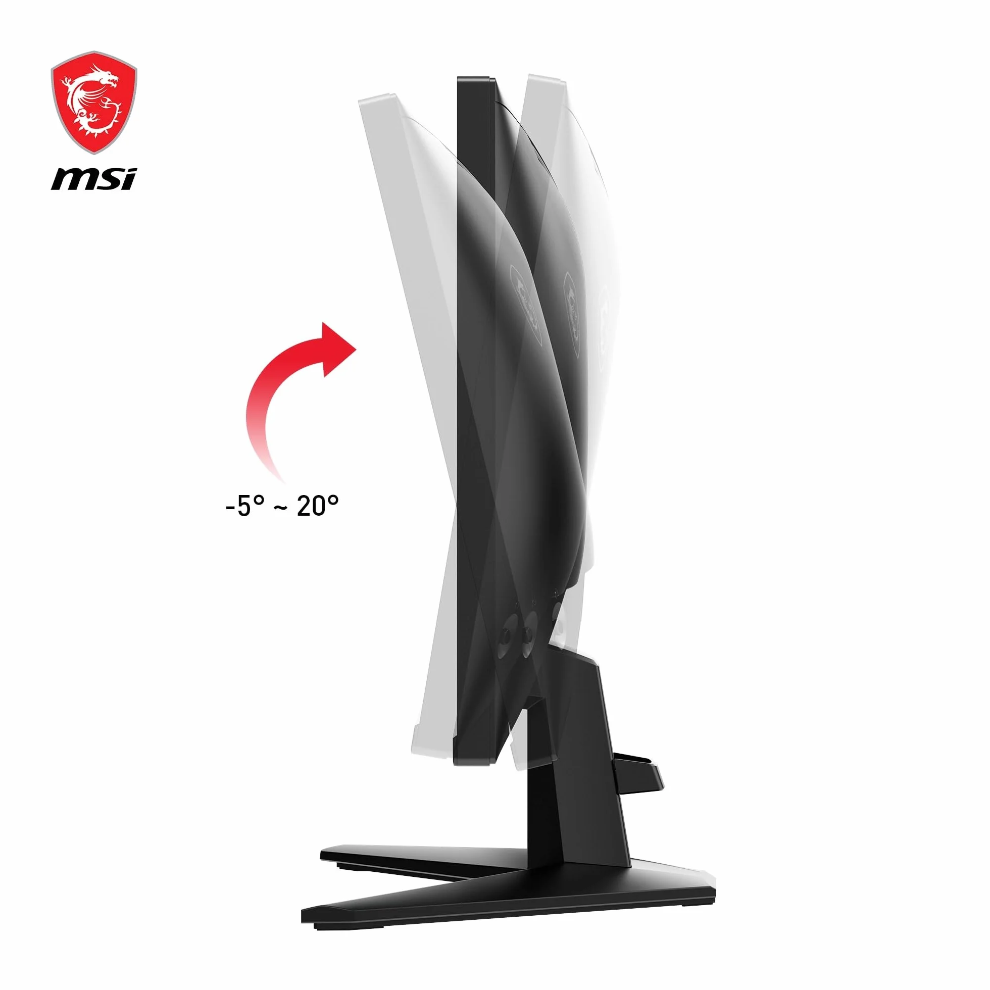 Msi G255F G255F Monitor, Czarny, 24.5"
