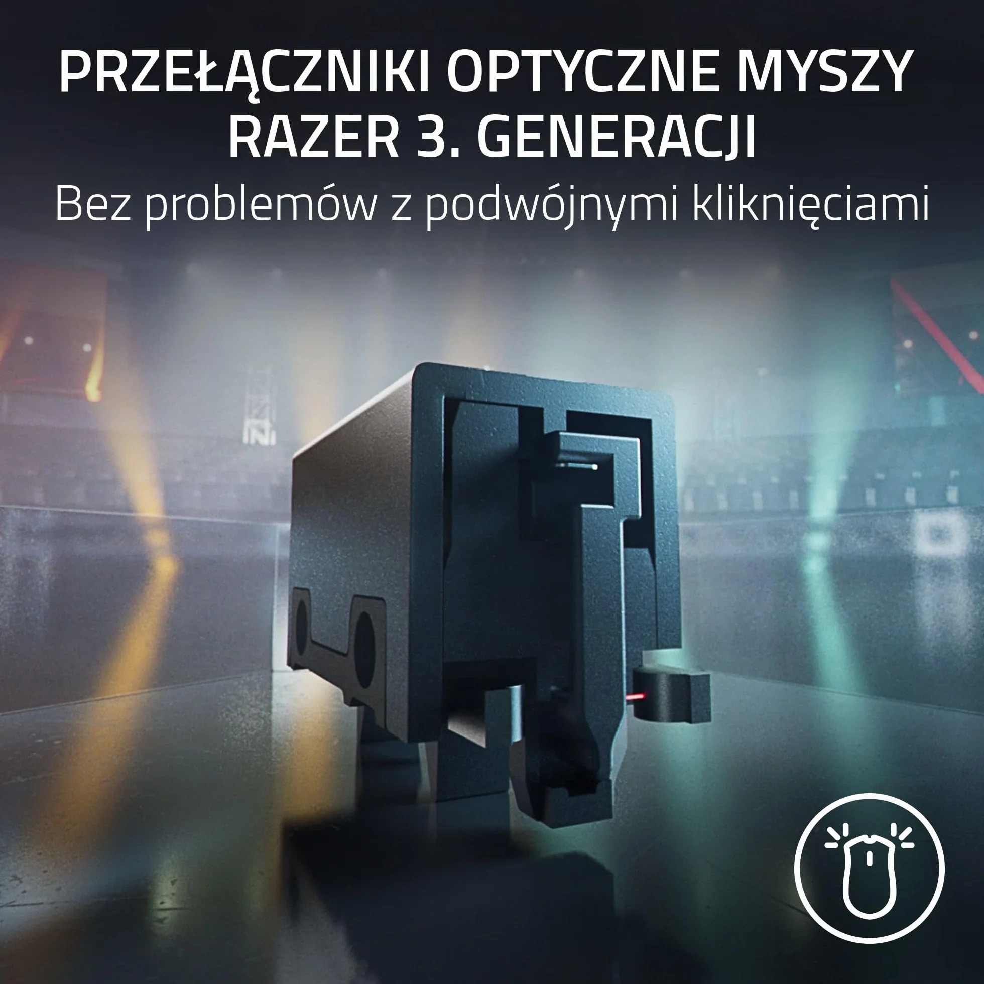 Razer DeathAdder V3 Pro HyperPolling bezprzewodowy adapter - ultralekka bezprzewodowa ergonomiczna mysz e-sportowa (63 g, czujnik optyczny Focus Pro 30K, optyczne przełączniki myszy Gen-3), kolor
