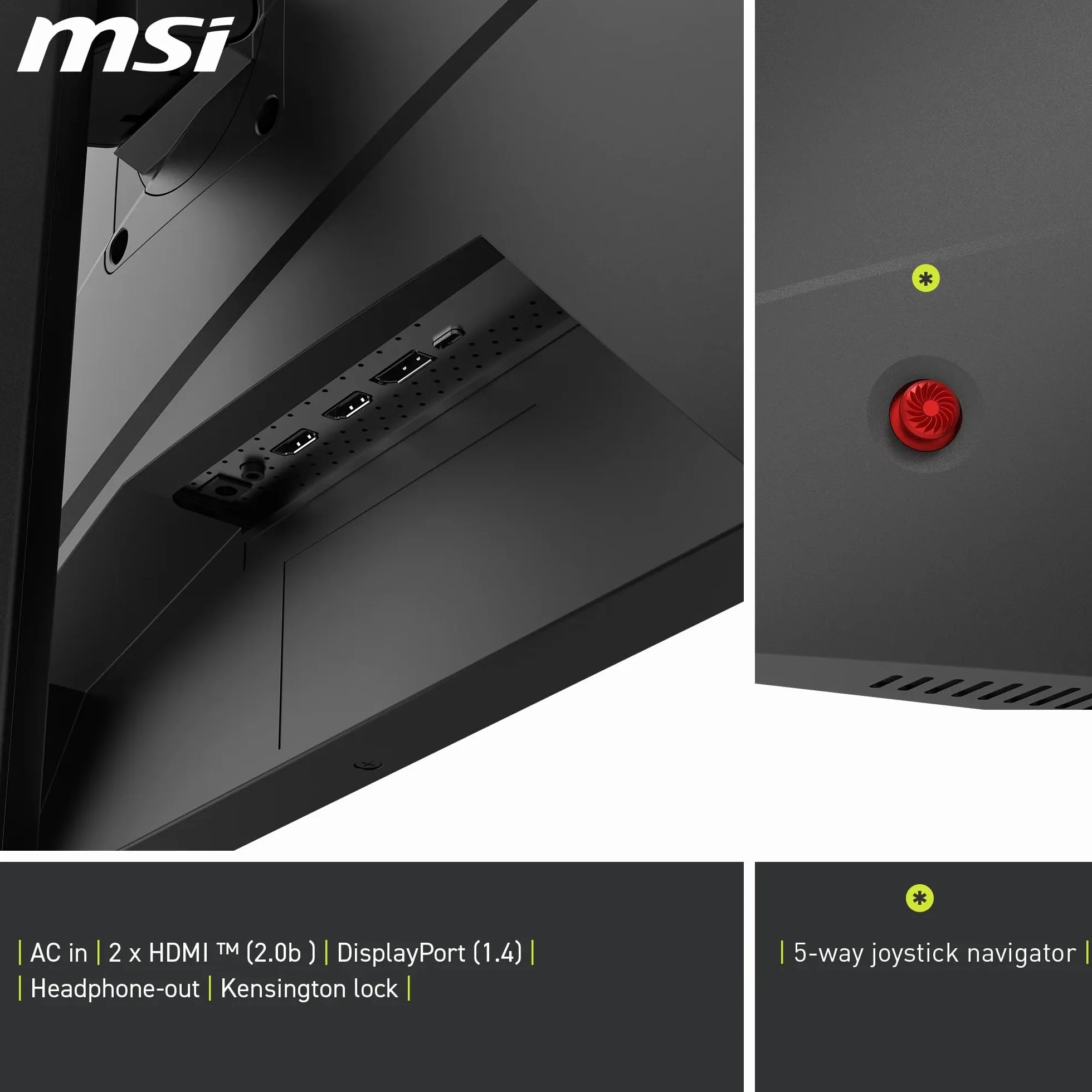 MSI MAG 275F 27-calowy monitor gamingowy FullHD IPS 180 Hz 0,5 ms - czarny | 9S6-3CE21M-009