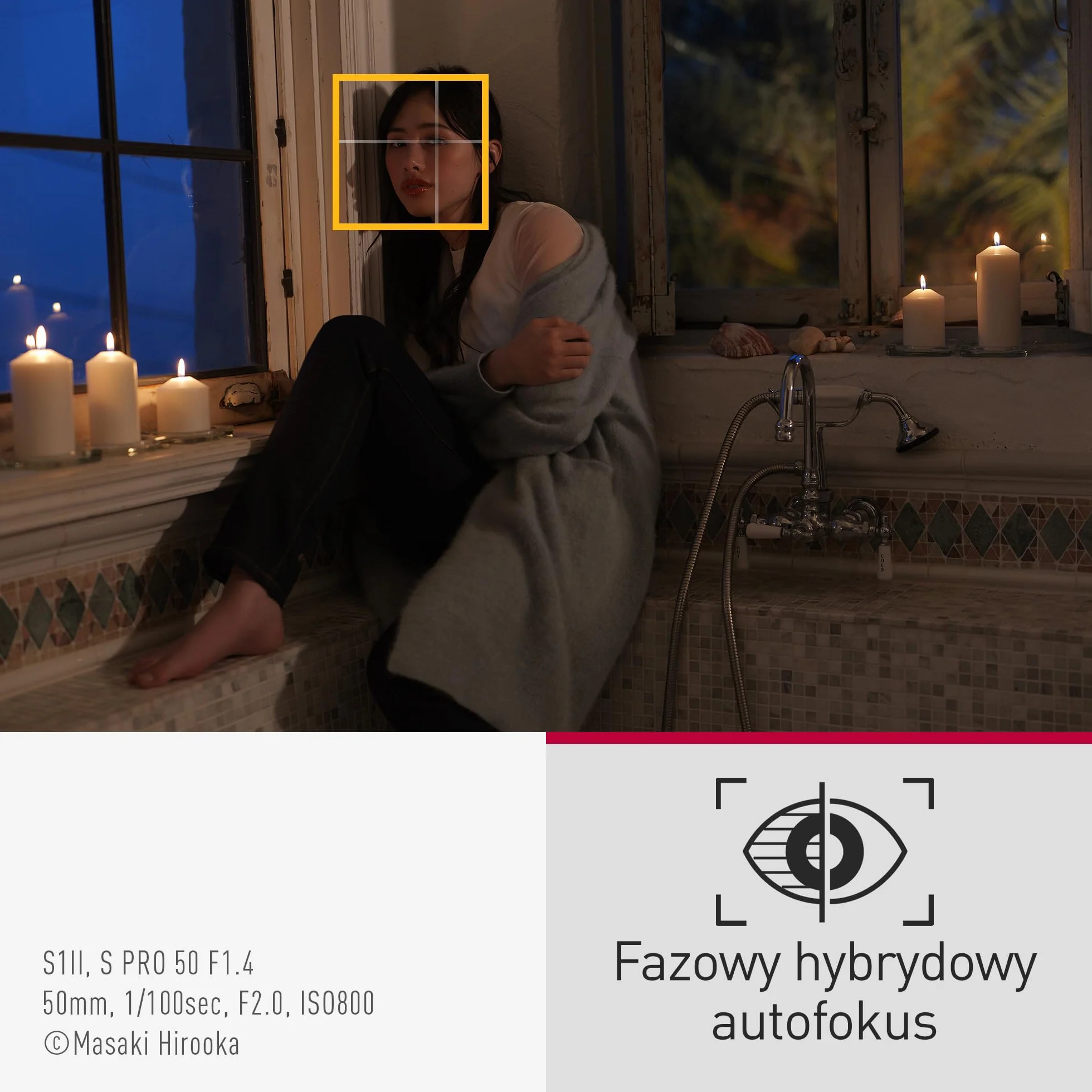 Panasonic LUMIX DC-S1M2E | Pełnoklatkowy aparat bezlusterkowy, 24MP, 4K 120p, 5.1K 60p Open Gate, ProRes RAW, fazowy Hybrydowy AF, L-Mount, sam korpus, czarny