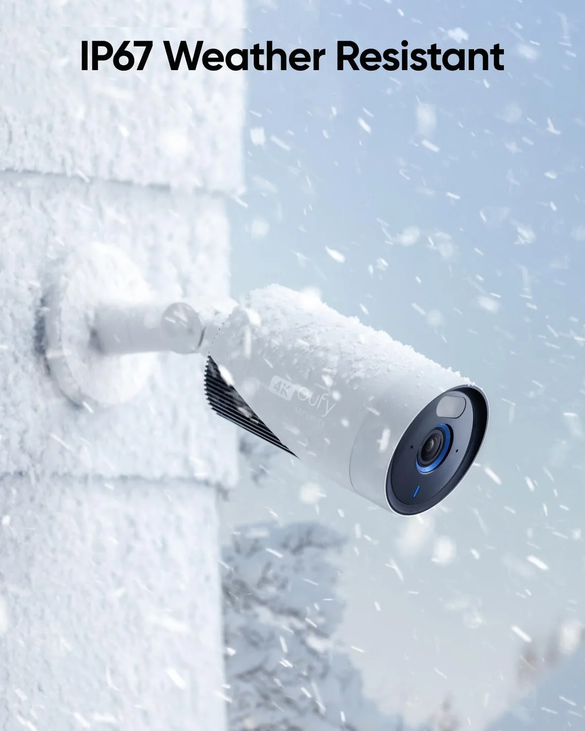 Eufy Security Eufycam E330 Kamera, Czarny/Szary, ‎11,4 x 6,7 x 0,01 cm; 231,33 g