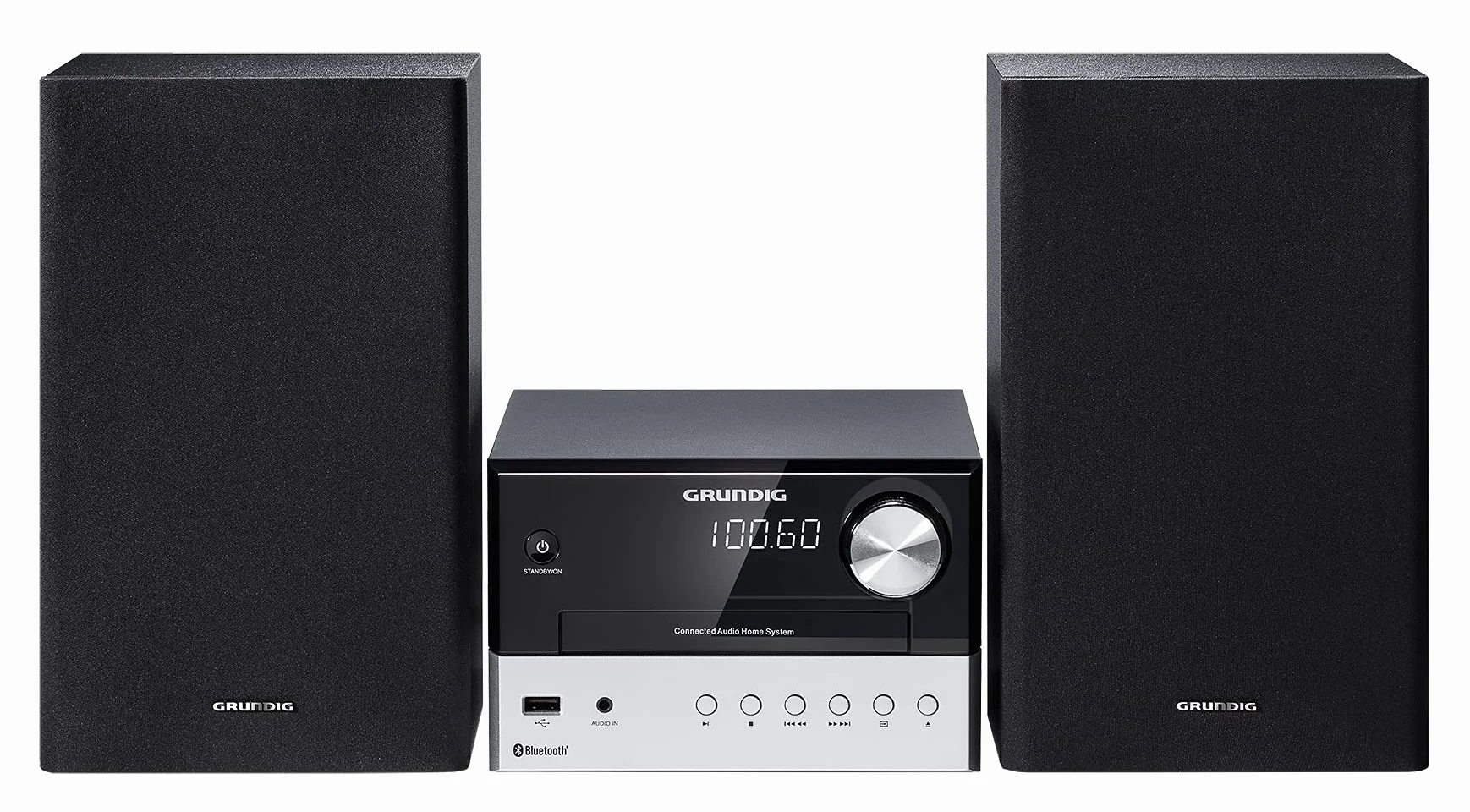 Grundig CMS 2000 BT Système micro audio domestique 30 W Noir, Argent