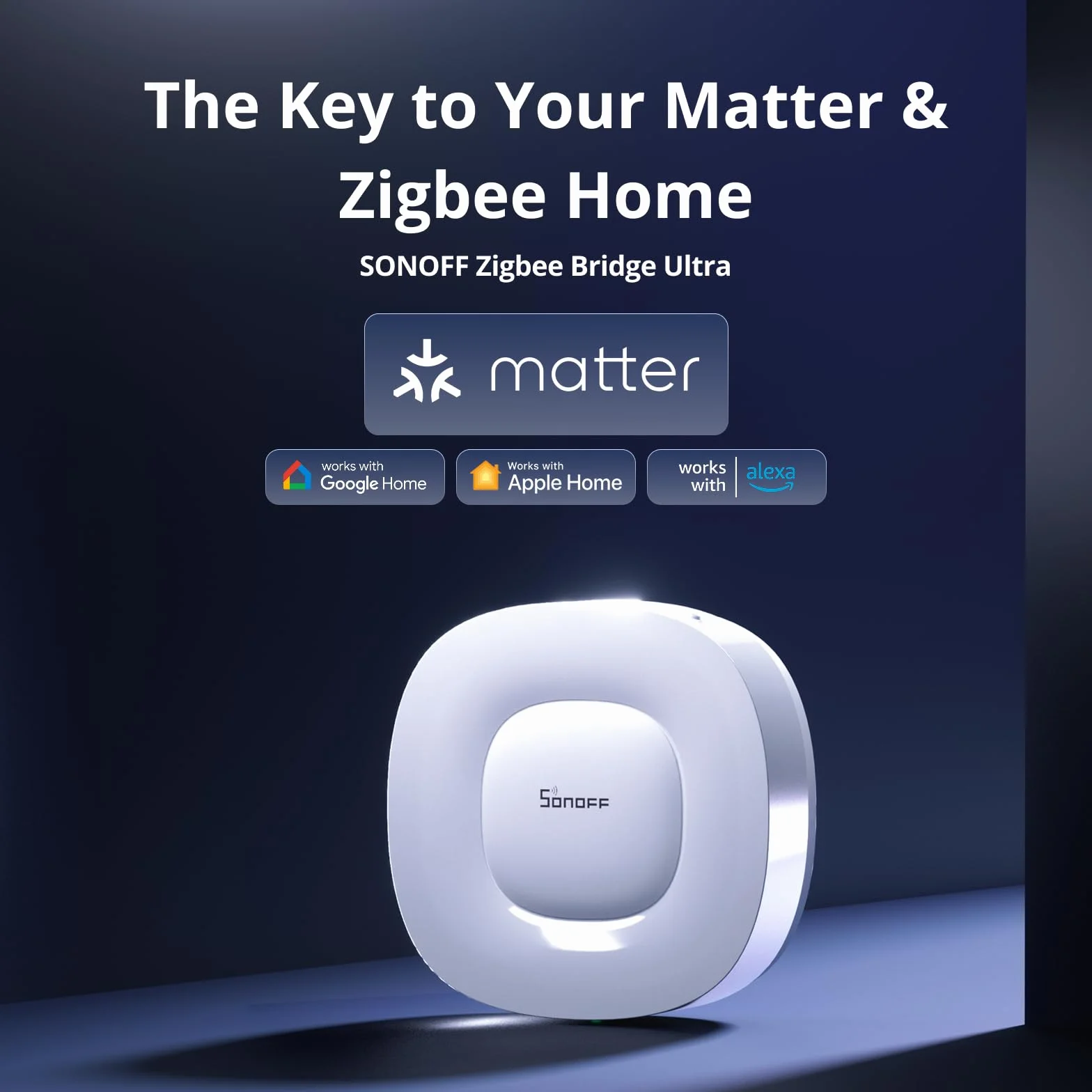 SONOFF Zigbee Bridge Ultra Smart Hub kompatybilny z technologią IoT, pojemność 256 urządzeń, dwurdzeniowy procesor 1,5 GHz, 1 GB DDR4, Ethernet i Wi-Fi, zasięg 200 m, inteligentne alarmy