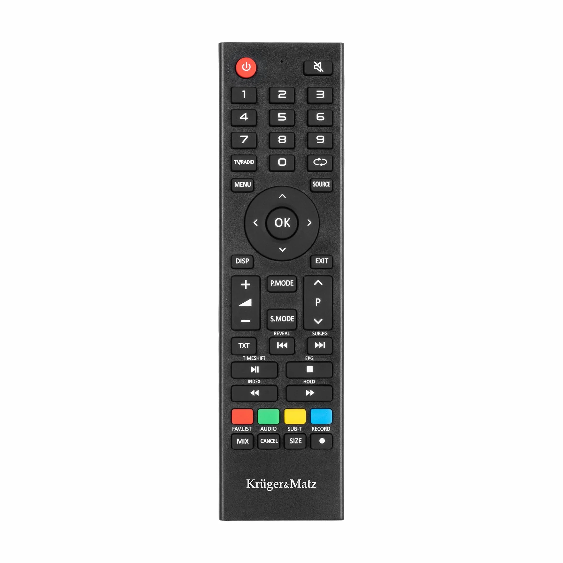 Krüger&Matz Telewizor 24" HD 60 Hz DVB-T2 H.265 HEVC 230/12V