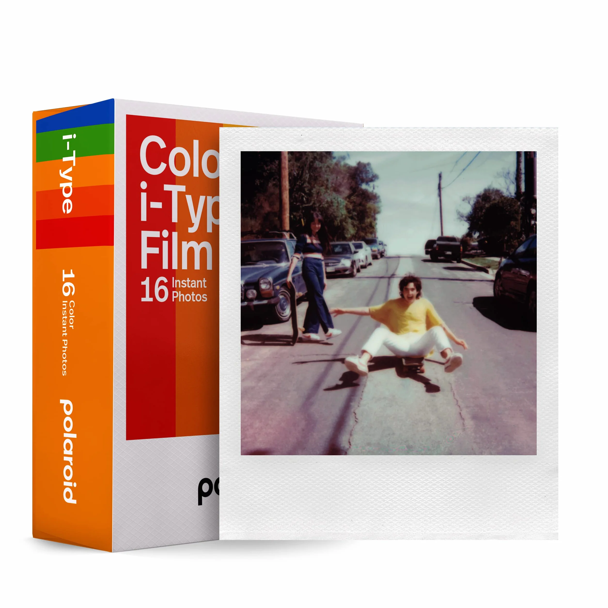 Polaroid Now+ Generation 2 - Aparat + Pakiet filmowy (16 zdjęć w zestawie) - Czarny - Natychmiastowa kamera filmowa sterowana aplikacją Bluetooth (6250)
