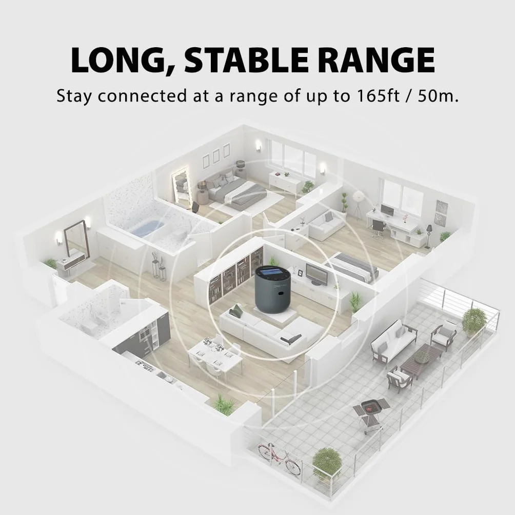 Avantree Orbit Pro — nadajnik Bluetooth do telewizora z wyjściem audio optycznym lub AUX (w tym Smart TV), dźwięk przestrzenny, łatwa regulacja głośności dla Airpods i innych słuchawek