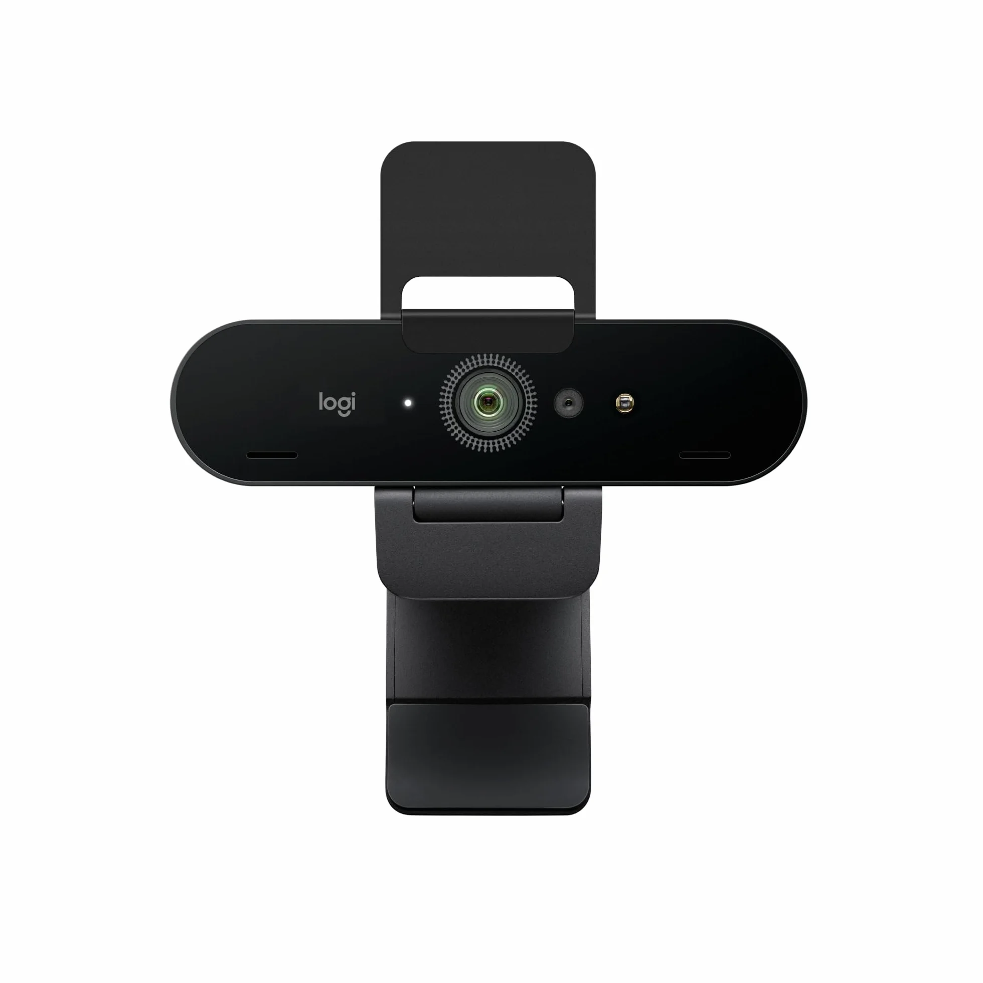 Logitech Brio 4K, logowanie biometryczne za pomocą Windows Hello, automatyczna korekcja natężenia światła, redukcja szumów, zgodność z Microsoft Teams, Zoom, Google Meet, komputerem PC/Mac