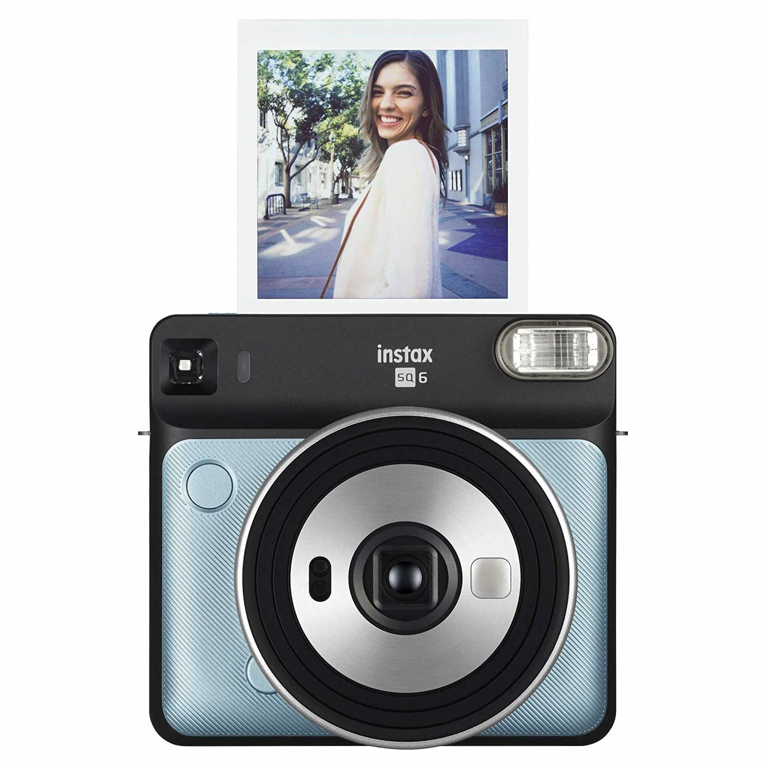 Fujifilm Instax Square SQ6 Instant Film Camera Aqua Blue