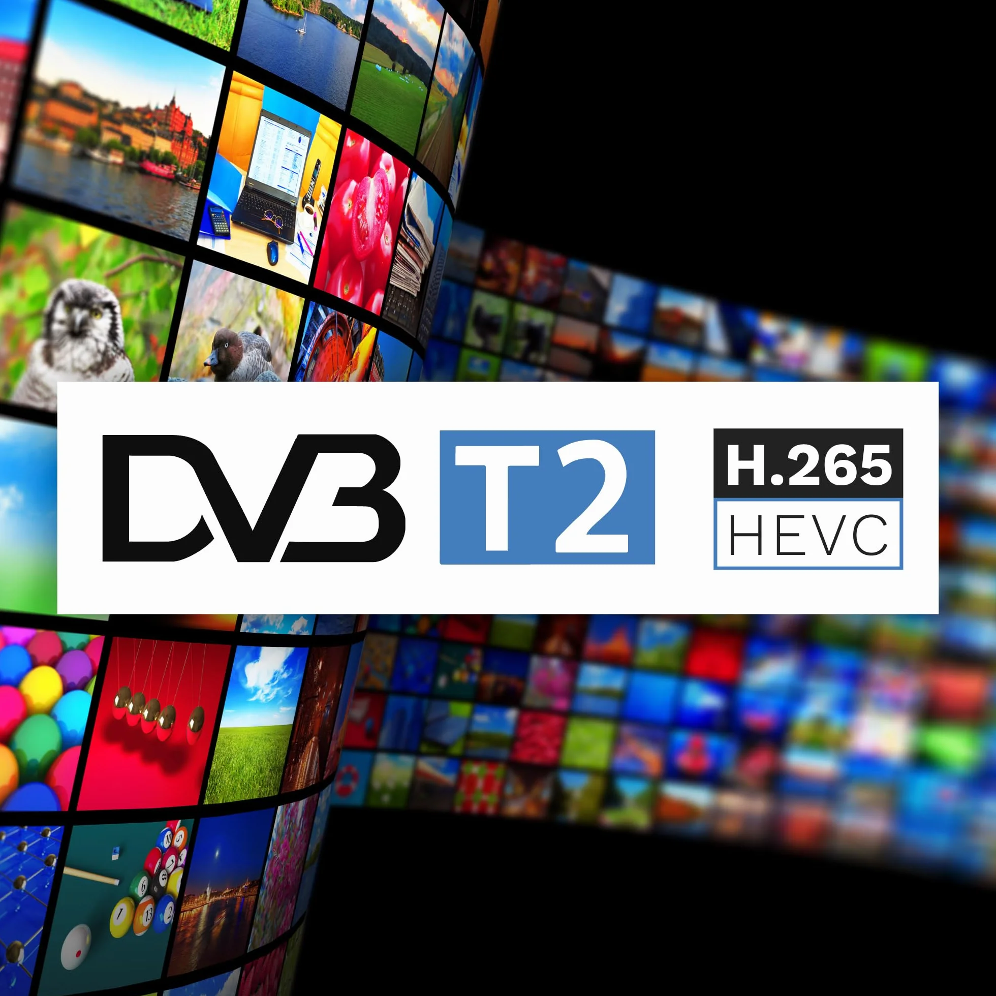 Krüger&Matz Telewizor 24" HD 60 Hz DVB-T2 H.265 HEVC 230/12V